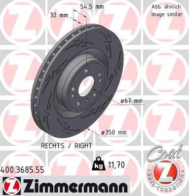 Zimmermann 400.3685.55 - Əyləc Diski furqanavto.az