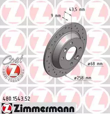 Zimmermann 480.1543.52 - Əyləc Diski furqanavto.az