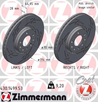 Zimmermann 430.1499.53 - Əyləc Diski furqanavto.az