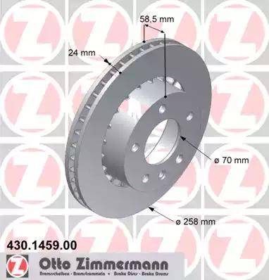 Zimmermann 430.1459.00 - Əyləc Diski furqanavto.az