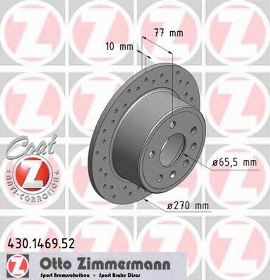 Zimmermann 430146952 - Əyləc Diski furqanavto.az
