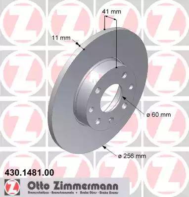 Zimmermann 430.1481.00 - Əyləc Diski furqanavto.az