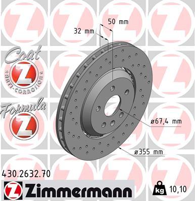 Zimmermann 430.2632.70 - Əyləc Diski furqanavto.az