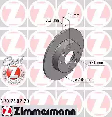 Zimmermann 470.2402.20 - Əyləc Diski www.furqanavto.az