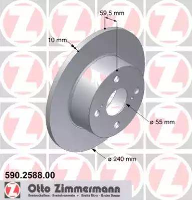 Zimmermann 590.2588.00 - Əyləc Diski furqanavto.az