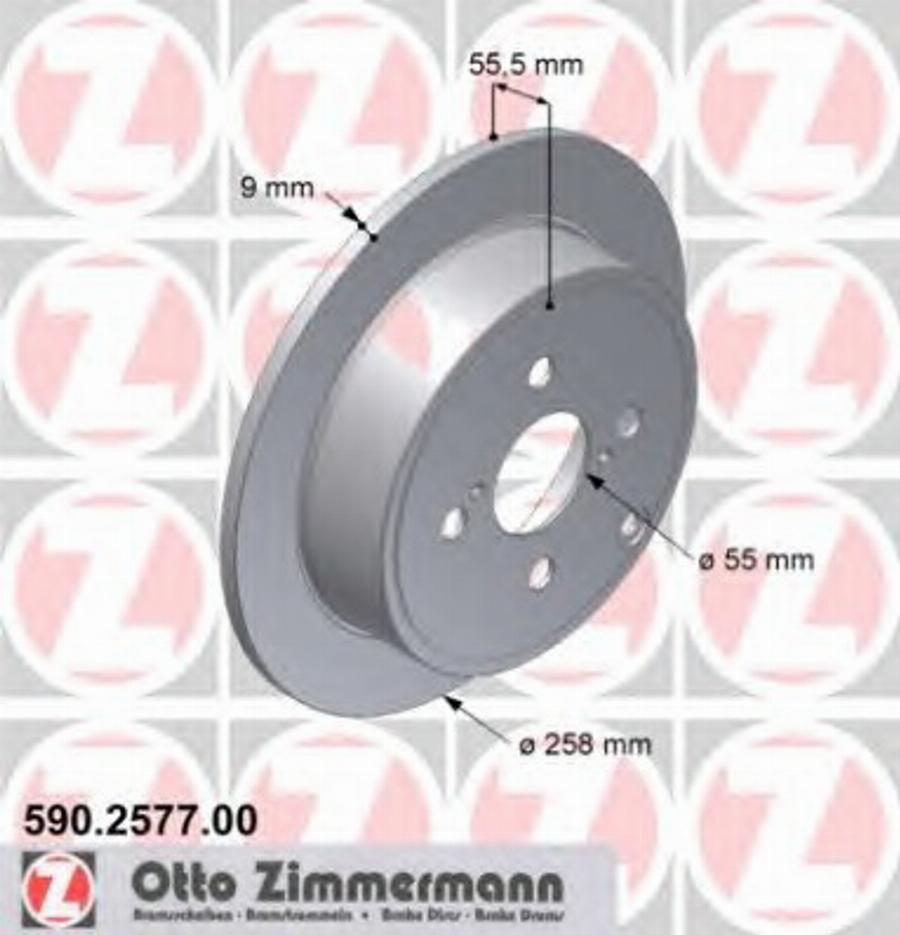 Zimmermann 590.2577.00 - Əyləc Diski furqanavto.az