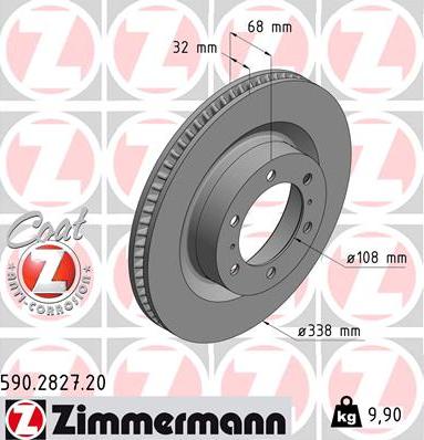 Zimmermann 590.2827.20 - Əyləc Diski furqanavto.az