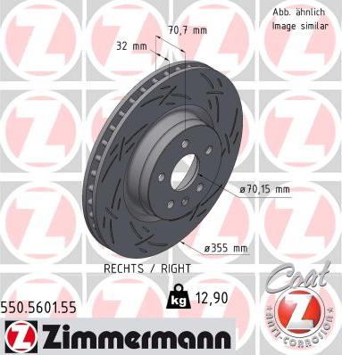 Zimmermann 550.5601.55 - Əyləc Diski furqanavto.az