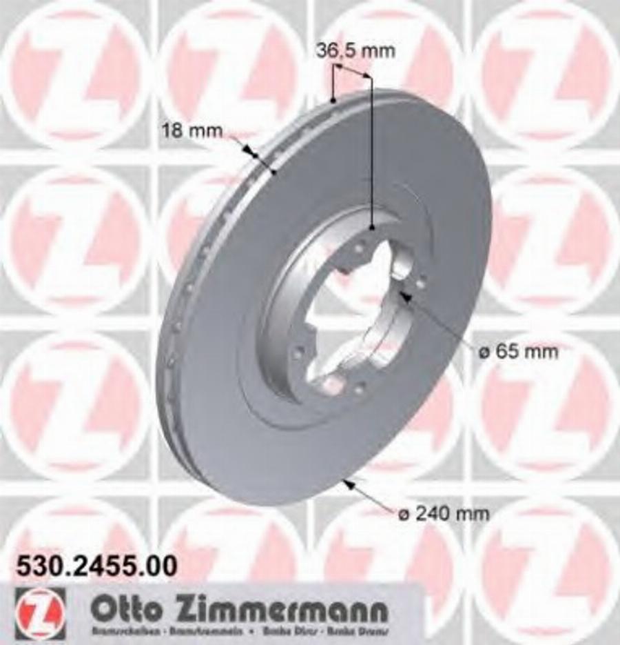 Zimmermann 530245500 - Əyləc Diski furqanavto.az