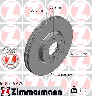 Zimmermann 600.3249.20 - Əyləc Diski furqanavto.az