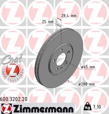 Zimmermann 600.3202.20 - Əyləc Diski furqanavto.az