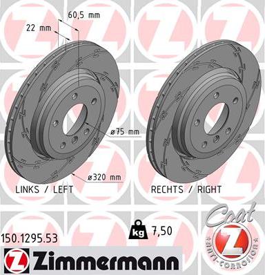 Zimmermann 150.1295.53 - Əyləc Diski furqanavto.az