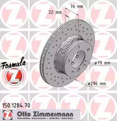 Zimmermann 150.1284.70 - Əyləc Diski furqanavto.az