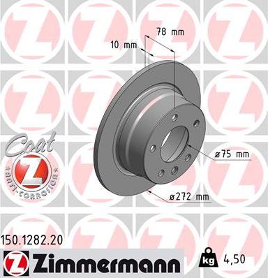 Zimmermann 150.1282.20 - Əyləc Diski furqanavto.az