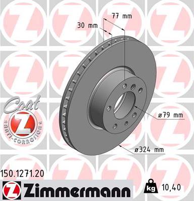 Zimmermann 150.1271.20 - Əyləc Diski furqanavto.az