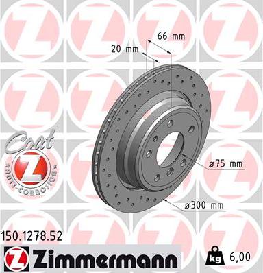 Zimmermann 150.1278.52 - Əyləc Diski furqanavto.az