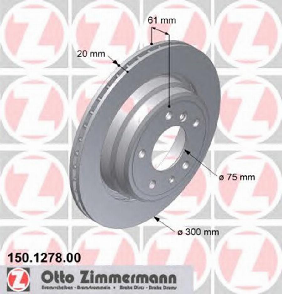 Zimmermann 150127800 - Əyləc Diski furqanavto.az