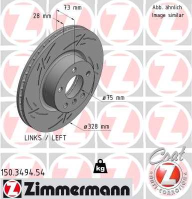 Zimmermann 150.3494.54 - Əyləc Diski furqanavto.az