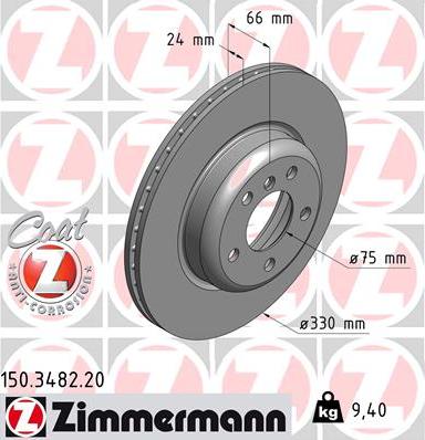 Zimmermann 150.3482.20 - Əyləc Diski furqanavto.az