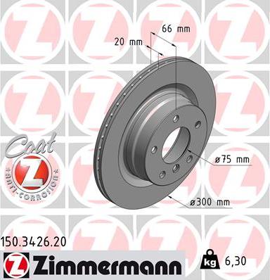 Zimmermann 150.3426.20 - Əyləc Diski furqanavto.az