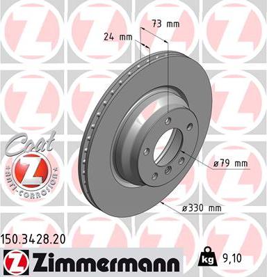 Zimmermann 150.3428.20 - Əyləc Diski furqanavto.az