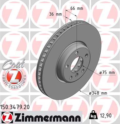 Zimmermann 150.3479.20 - Əyləc Diski furqanavto.az