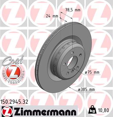 Zimmermann 150.2945.32 - Əyləc Diski furqanavto.az