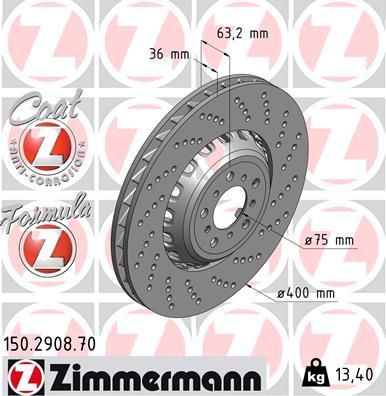 Zimmermann 150.2908.70 - Əyləc Diski furqanavto.az