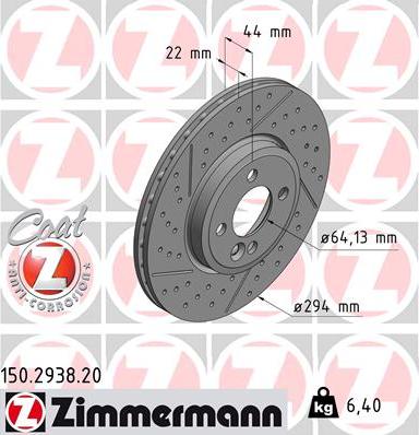 Zimmermann 150.2938.20 - Əyləc Diski furqanavto.az