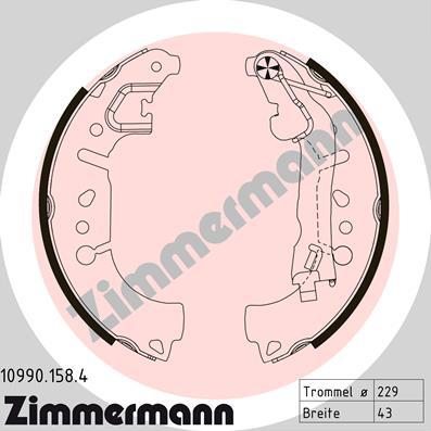 Zimmermann 10990.158.4 - Əyləc Başlığı Dəsti furqanavto.az