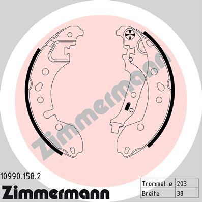 Zimmermann 10990.158.2 - Əyləc Başlığı Dəsti furqanavto.az