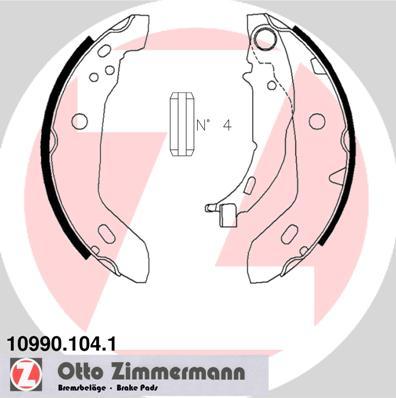 Zimmermann 10990.104.1 - Əyləc Başlığı Dəsti furqanavto.az