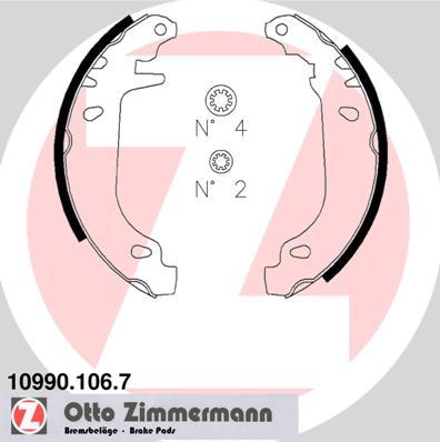 Zimmermann 10990.106.7 - Əyləc Başlığı Dəsti furqanavto.az