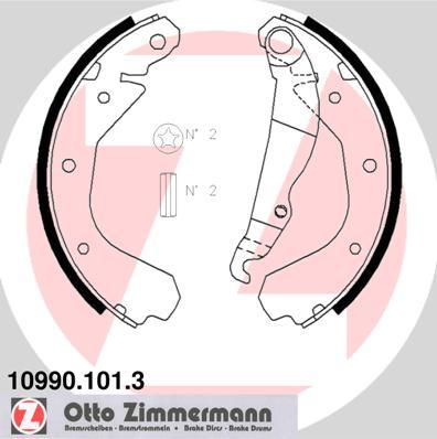 Zimmermann 10990.101.3 - Əyləc Başlığı Dəsti furqanavto.az