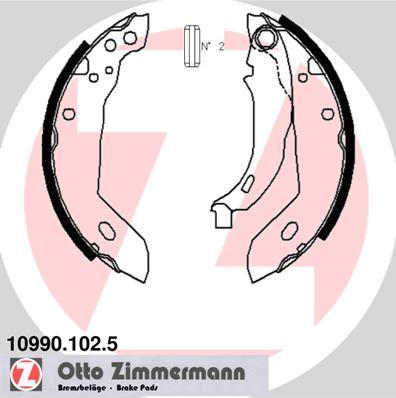 Zimmermann 10990.102.5 - Əyləc Başlığı Dəsti furqanavto.az