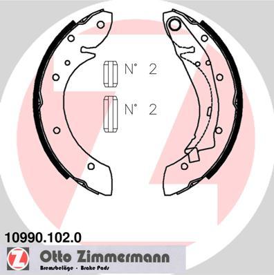 Zimmermann 10990.102.0 - Əyləc Başlığı Dəsti furqanavto.az