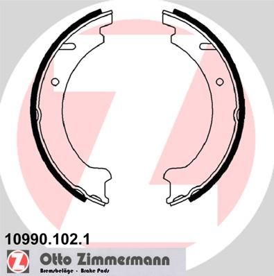 Zimmermann 10990.102.1 - Əyləc başlığı dəsti, dayanacaq əyləci furqanavto.az