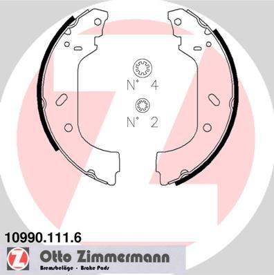 Zimmermann 10990.111.6 - Əyləc Başlığı Dəsti furqanavto.az