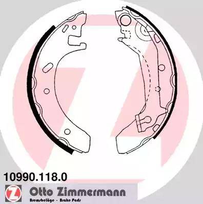 Zimmermann 10990.118.0 - Əyləc Başlığı Dəsti furqanavto.az