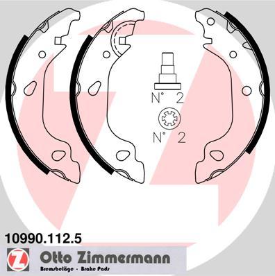 Zimmermann 10990.112.5 - Əyləc Başlığı Dəsti furqanavto.az