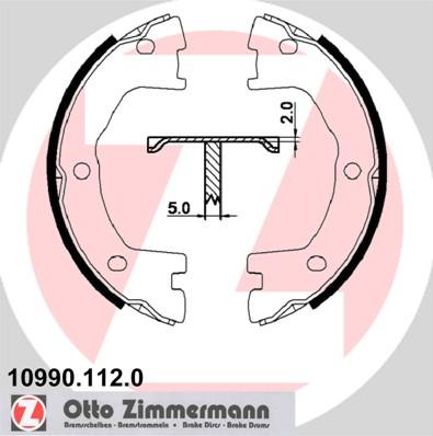 Zimmermann 10990.112.0 - Əyləc başlığı dəsti, dayanacaq əyləci furqanavto.az