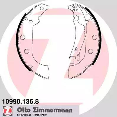 Zimmermann 10990.136.8 - Əyləc Başlığı Dəsti furqanavto.az