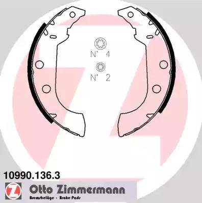 Zimmermann 10990.136.3 - Əyləc Başlığı Dəsti furqanavto.az