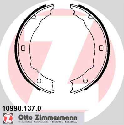 Zimmermann 10990.137.0 - Əyləc başlığı dəsti, dayanacaq əyləci furqanavto.az