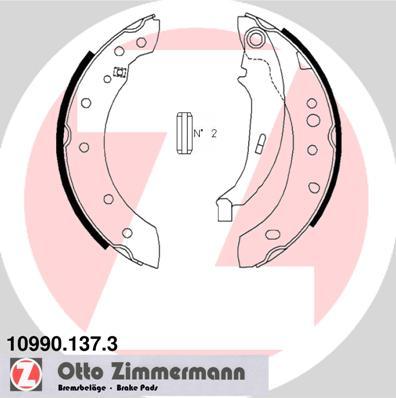 Zimmermann 10990.137.3 - Əyləc başlığı dəsti, dayanacaq əyləci furqanavto.az