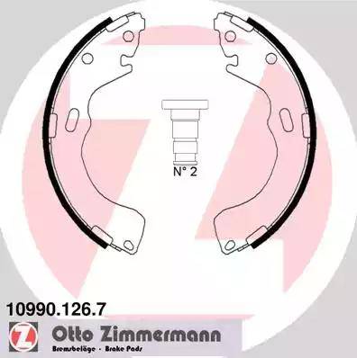 Zimmermann 10990.126.7 - Əyləc Başlığı Dəsti furqanavto.az