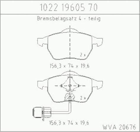 Zimmermann 10221960570 - Əyləc altlığı dəsti, əyləc diski furqanavto.az