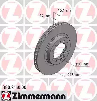 Zimmermann 380.2160.00 - Əyləc Diski furqanavto.az