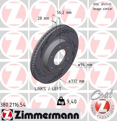 Zimmermann 380.2116.54 - Əyləc Diski furqanavto.az