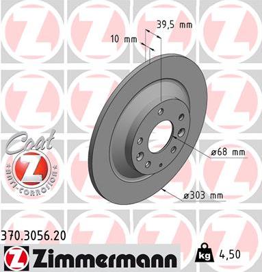 Zimmermann 370.3056.20 - Əyləc Diski furqanavto.az